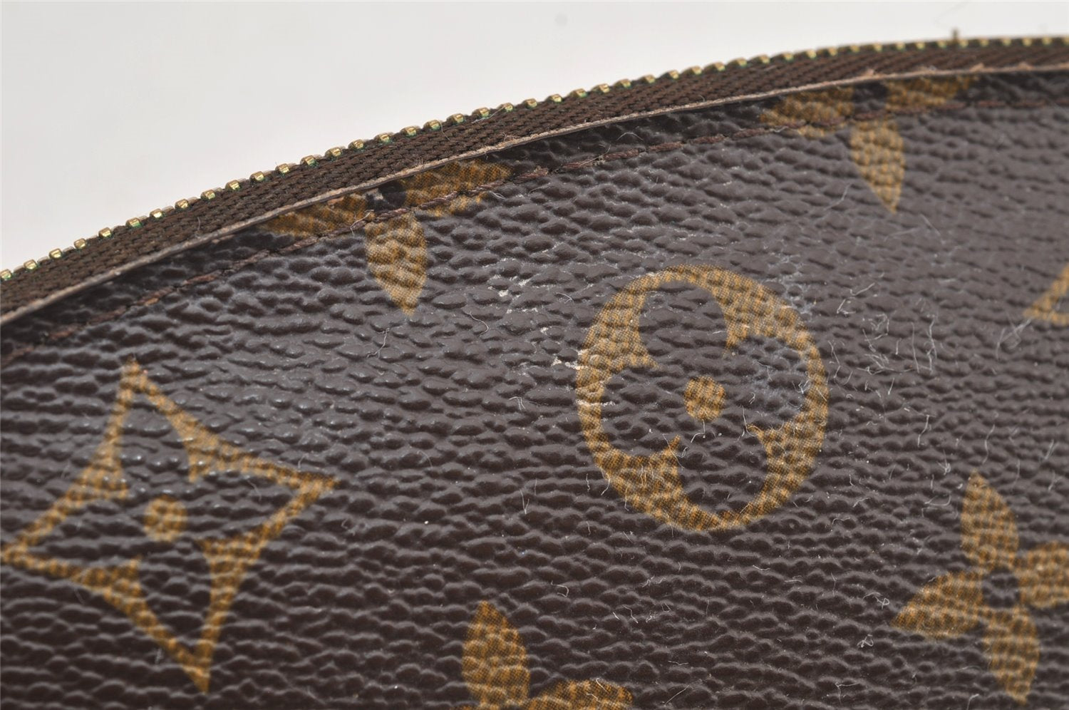 Authentic Louis Vuitton Monogram Pochette Cosmetic Pouch M47515 LV 6308I
