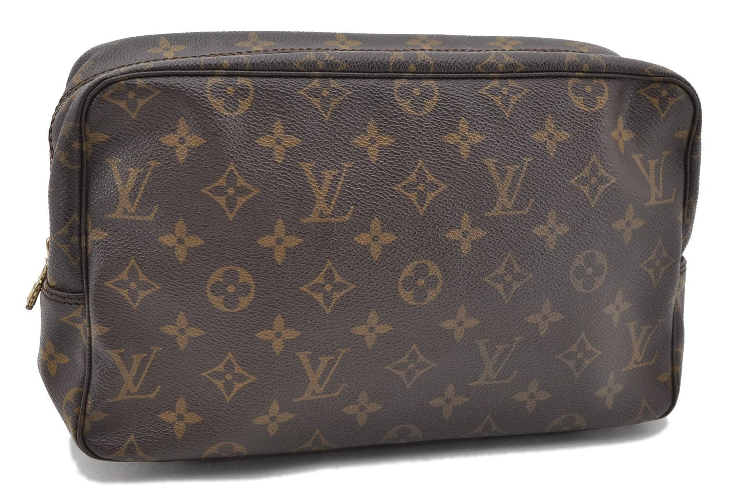 Auth LOUIS VUITTON Monogram Trousse Toilette 28 Clutch Hand Bag M47522 LV 6310C