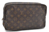 Auth LOUIS VUITTON Monogram Trousse Toilette 28 Clutch Hand Bag M47522 LV 6310C