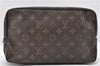 Auth LOUIS VUITTON Monogram Trousse Toilette 28 Clutch Hand Bag M47522 LV 6310C