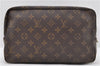 Auth LOUIS VUITTON Monogram Trousse Toilette 28 Clutch Hand Bag M47522 LV 6310C
