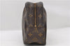 Auth LOUIS VUITTON Monogram Trousse Toilette 28 Clutch Hand Bag M47522 LV 6310C