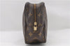 Auth LOUIS VUITTON Monogram Trousse Toilette 28 Clutch Hand Bag M47522 LV 6310C