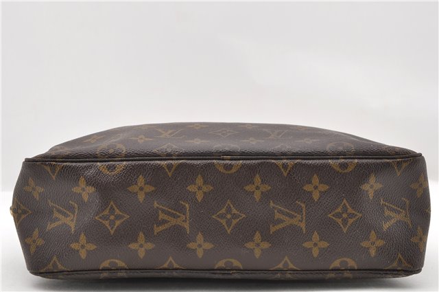 Auth LOUIS VUITTON Monogram Trousse Toilette 28 Clutch Hand Bag M47522 LV 6310C