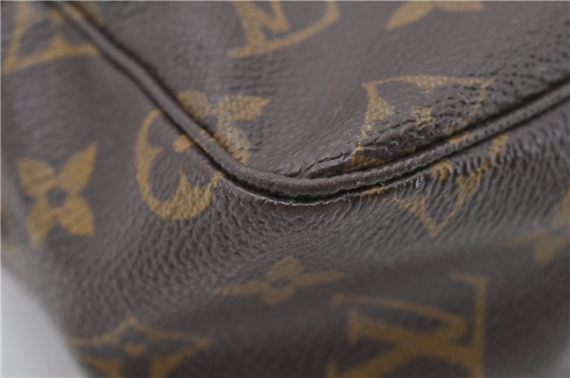 Auth LOUIS VUITTON Monogram Trousse Toilette 28 Clutch Hand Bag M47522 LV 6310C