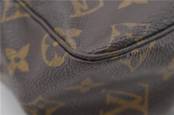 Auth LOUIS VUITTON Monogram Trousse Toilette 28 Clutch Hand Bag M47522 LV 6310C