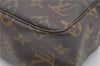 Auth LOUIS VUITTON Monogram Trousse Toilette 28 Clutch Hand Bag M47522 LV 6310C