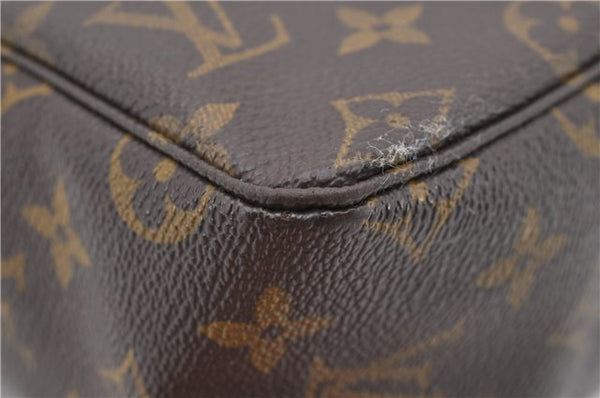 Auth LOUIS VUITTON Monogram Trousse Toilette 28 Clutch Hand Bag M47522 LV 6310C