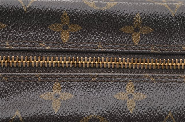 Auth LOUIS VUITTON Monogram Trousse Toilette 28 Clutch Hand Bag M47522 LV 6310C