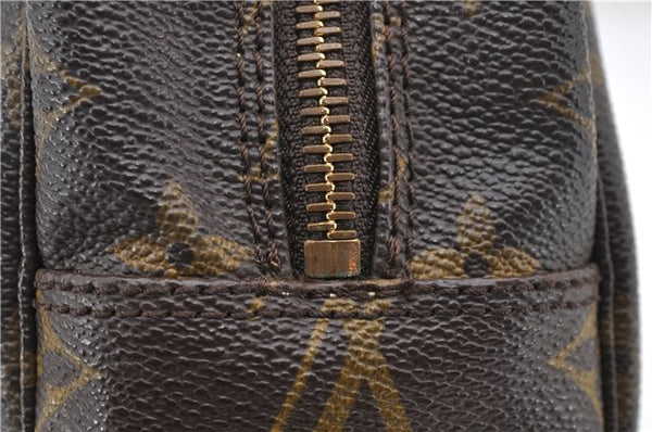 Auth LOUIS VUITTON Monogram Trousse Toilette 28 Clutch Hand Bag M47522 LV 6310C