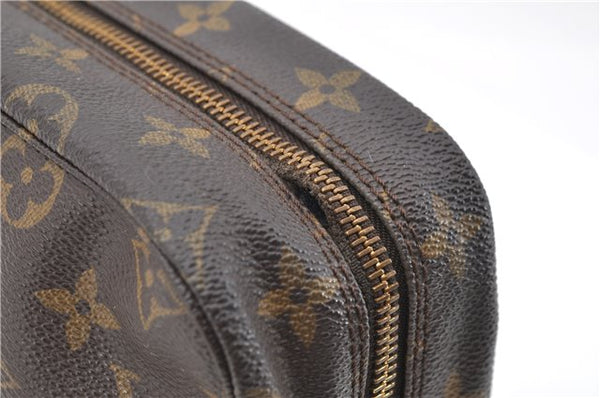 Auth LOUIS VUITTON Monogram Trousse Toilette 28 Clutch Hand Bag M47522 LV 6310C