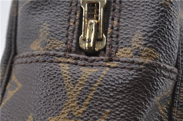 Auth LOUIS VUITTON Monogram Trousse Toilette 28 Clutch Hand Bag M47522 LV 6310C