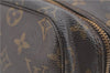 Auth LOUIS VUITTON Monogram Trousse Toilette 28 Clutch Hand Bag M47522 LV 6310C