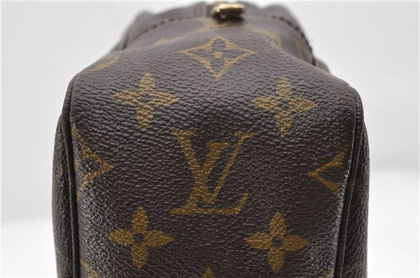 Auth LOUIS VUITTON Monogram Trousse Toilette 28 Clutch Hand Bag M47522 LV 6310C