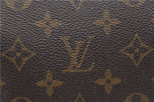 Auth LOUIS VUITTON Monogram Trousse Toilette 28 Clutch Hand Bag M47522 LV 6310C