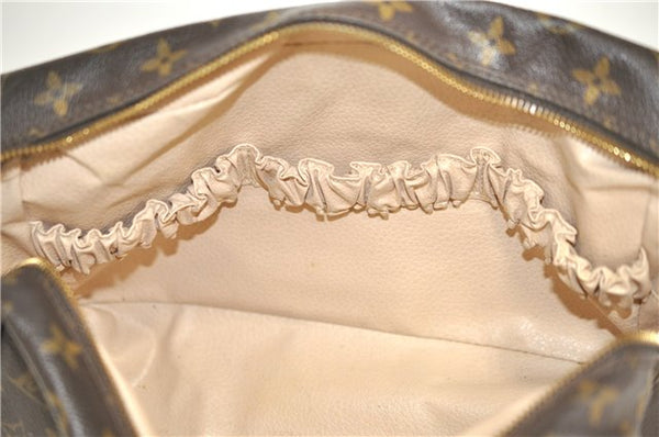 Auth LOUIS VUITTON Monogram Trousse Toilette 28 Clutch Hand Bag M47522 LV 6310C