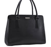 Authentic BURBERRY Vintage Leather Shoulder Tote Bag Black 6310D