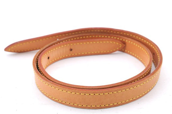 Authentic Louis Vuitton Leather Shoulder Strap For Bucket GM 31.9" Beige 6312E