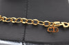 Authentic Christian Dior Vintage Gold Tone Chain Pendant Necklace CD 6315I