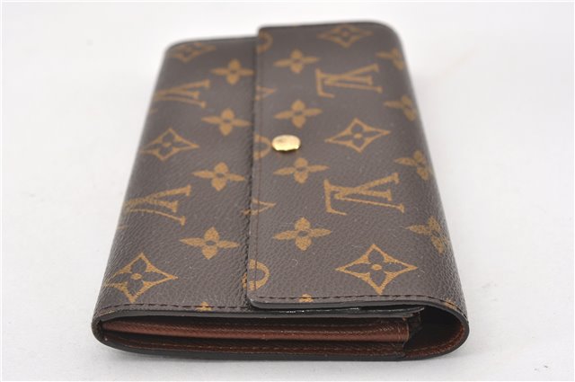 Auth Louis Vuitton Monogram Pochette Porte Monnaie Credit Wallet M61725 LV 6316F