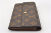 Auth Louis Vuitton Monogram Pochette Porte Monnaie Credit Wallet M61725 LV 6316F