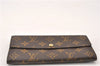 Auth Louis Vuitton Monogram Pochette Porte Monnaie Credit Wallet M61725 LV 6316F