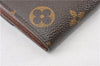 Auth Louis Vuitton Monogram Pochette Porte Monnaie Credit Wallet M61725 LV 6316F