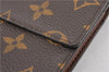 Auth Louis Vuitton Monogram Pochette Porte Monnaie Credit Wallet M61725 LV 6316F