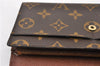 Auth Louis Vuitton Monogram Pochette Porte Monnaie Credit Wallet M61725 LV 6316F