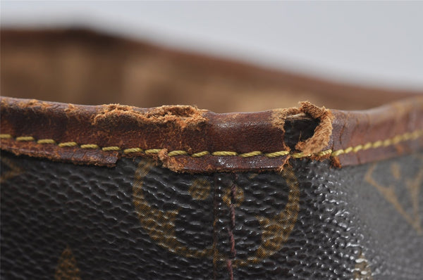 Authentic Louis Vuitton Monogram Bucket GM Shoulder Tote Bag M42236 Junk 6316I