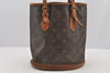 Authentic Louis Vuitton Monogram Bucket PM Shoulder Bag Old Model Junk 6317I