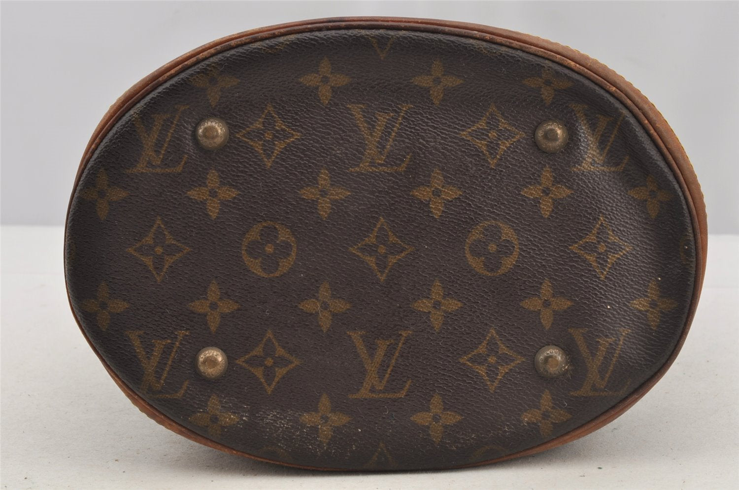 Authentic Louis Vuitton Monogram Bucket PM Shoulder Bag Old Model Junk 6317I