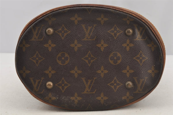 Authentic Louis Vuitton Monogram Bucket PM Shoulder Bag Old Model Junk 6317I