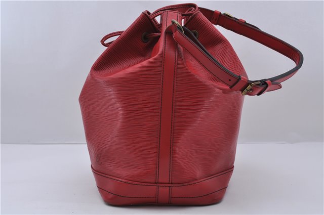 Authentic LOUIS VUITTON Epi Noe Red Shoulder Bag M44007 LV 6318C
