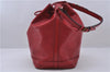 Authentic LOUIS VUITTON Epi Noe Red Shoulder Bag M44007 LV 6318C