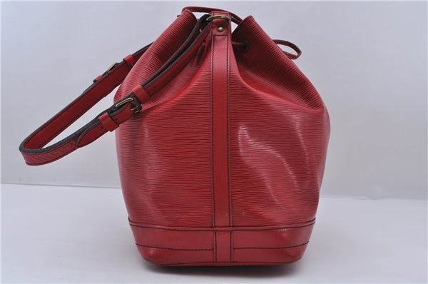 Authentic LOUIS VUITTON Epi Noe Red Shoulder Bag M44007 LV 6318C