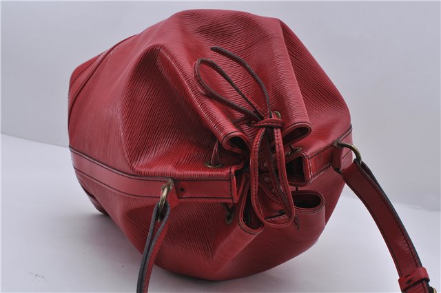 Authentic LOUIS VUITTON Epi Noe Red Shoulder Bag M44007 LV 6318C