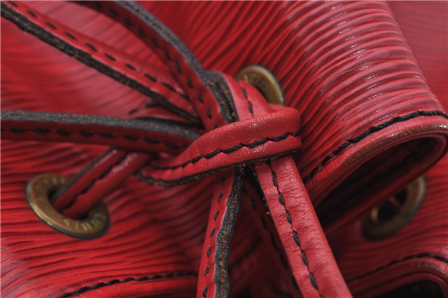 Authentic LOUIS VUITTON Epi Noe Red Shoulder Bag M44007 LV 6318C