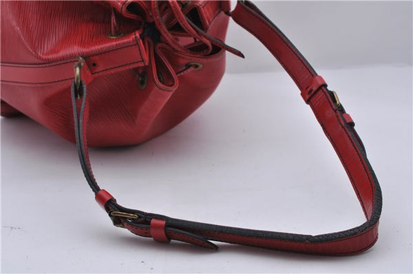 Authentic LOUIS VUITTON Epi Noe Red Shoulder Bag M44007 LV 6318C