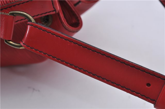 Authentic LOUIS VUITTON Epi Noe Red Shoulder Bag M44007 LV 6318C
