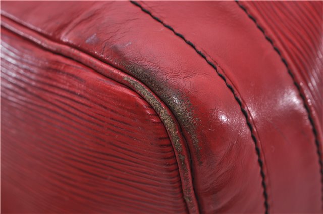 Authentic LOUIS VUITTON Epi Noe Red Shoulder Bag M44007 LV 6318C