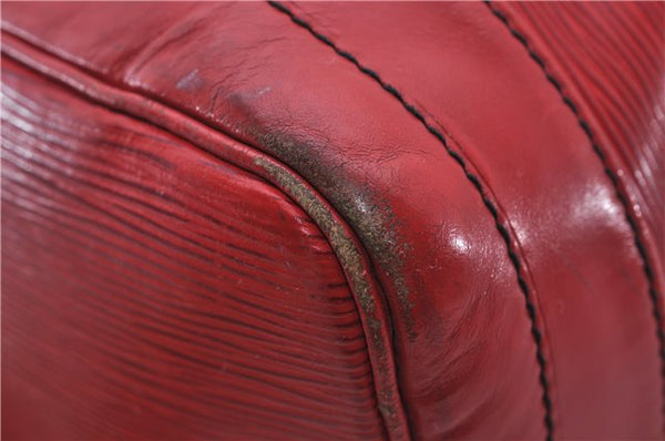 Authentic LOUIS VUITTON Epi Noe Red Shoulder Bag M44007 LV 6318C