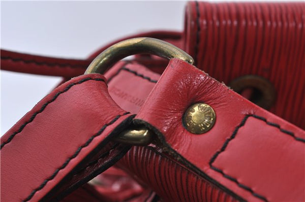 Authentic LOUIS VUITTON Epi Noe Red Shoulder Bag M44007 LV 6318C