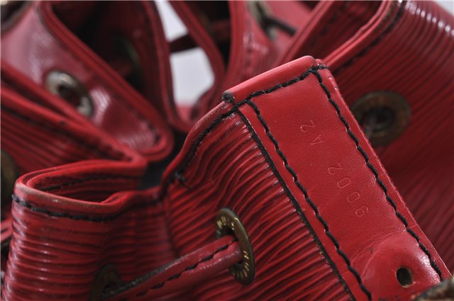 Authentic LOUIS VUITTON Epi Noe Red Shoulder Bag M44007 LV 6318C