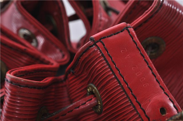 Authentic LOUIS VUITTON Epi Noe Red Shoulder Bag M44007 LV 6318C