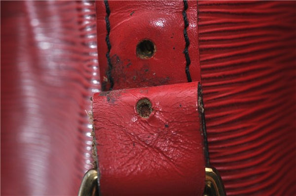Authentic LOUIS VUITTON Epi Noe Red Shoulder Bag M44007 LV 6318C