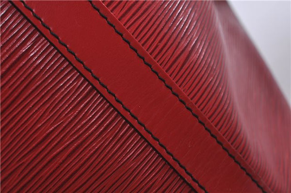 Authentic LOUIS VUITTON Epi Noe Red Shoulder Bag M44007 LV 6318C