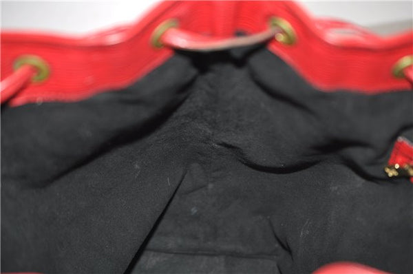 Authentic LOUIS VUITTON Epi Noe Red Shoulder Bag M44007 LV 6318C