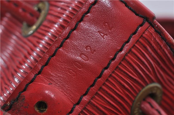 Authentic LOUIS VUITTON Epi Noe Red Shoulder Bag M44007 LV 6318C