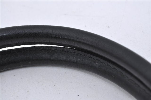 Authentic GUCCI Jackie Shoulder Tote Bag GG Canvas Leather 0021074 Black 6318D